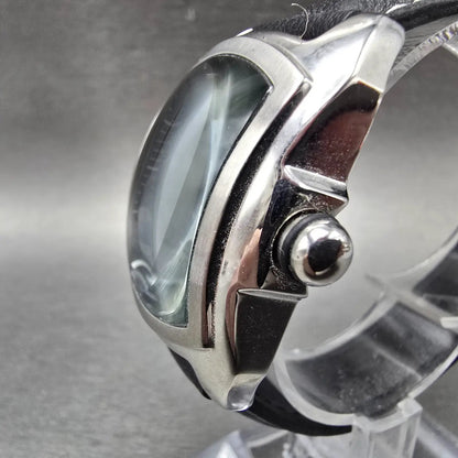 Invicta Lupah Watch Women 29mm Blac Dial Silver Rectangle 2003 New Battery 562