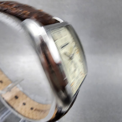 Tommy Bahama Tank Watch Women 25mm cream Dial Silver Tone Rectangle New battery3