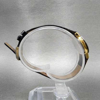 Movado Watch Women 21mm Gold Dial Gold Tone Round 8724839 New Battery8