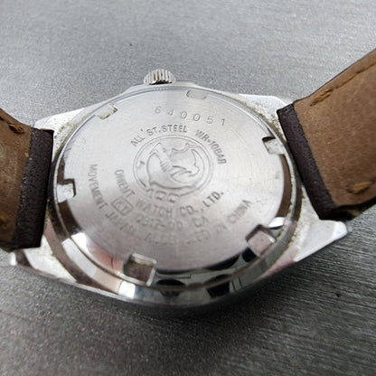 Orient Swimmer Watch Women 27mm White Dial Silver Tone Round New Battery VTG9