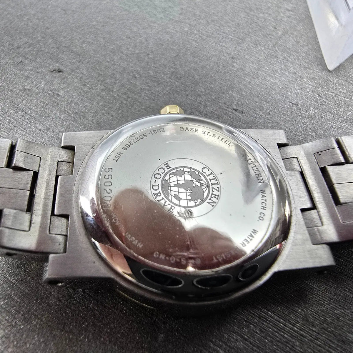 Citizen Eco-Drive Elektra Watch Women 24mm MOP Dial Two Tone Diamonds Round Runs9