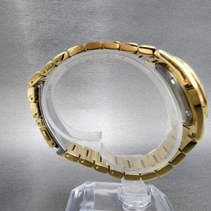 Citizen EcoDrive Watch Women 33mm MOP Dial Gold Tone Date Round EW270259D8