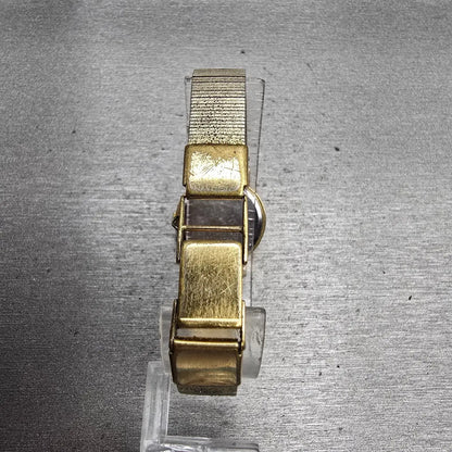 Seiko Watch Women 21mm Gold Dial Gold Tone Round 2320-0058 New Battery Vintage7