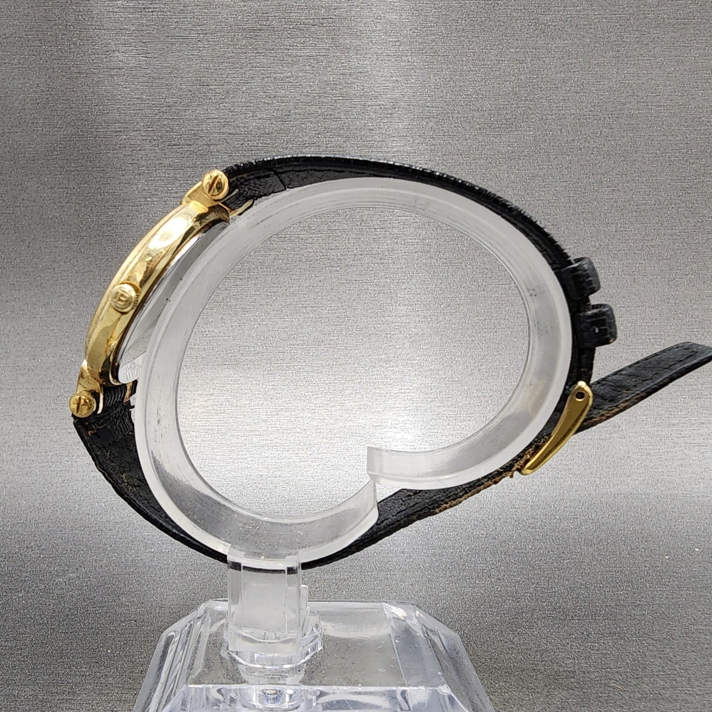 Burberry Watch Men 32mm Black Dial Gold Tone Round 3200 PARTS7