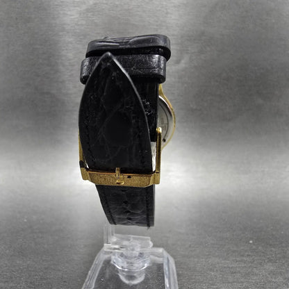 Movado Museum Watch Men 34mm Black Dial Gold Round 87-D1-844 New Battery Box8