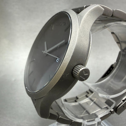 MVMT Classic Watch Men 45mm Gray Dial Gray Tone Date Round New Battery2