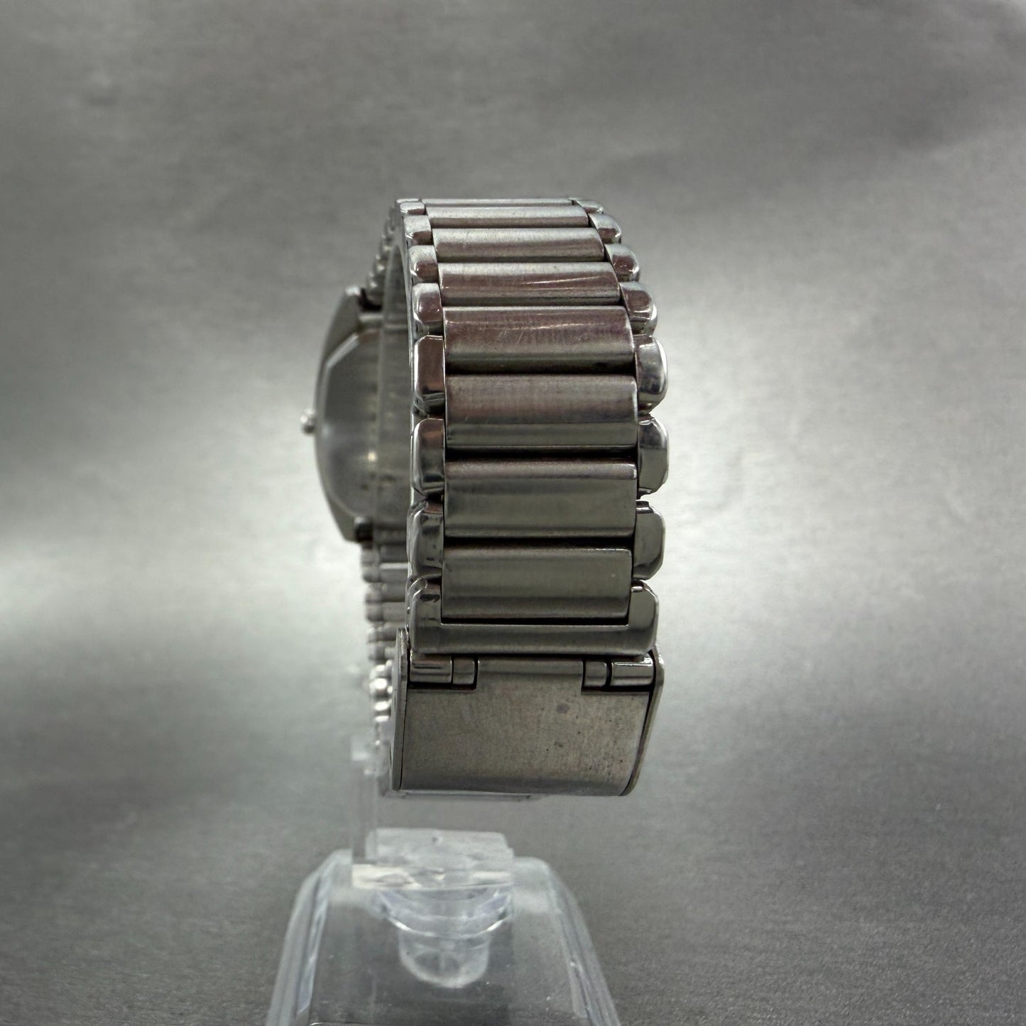 Seiko Watch Men 30mm Silver Dial Silver Tone Round 6020-5250 New Battery Vintage7