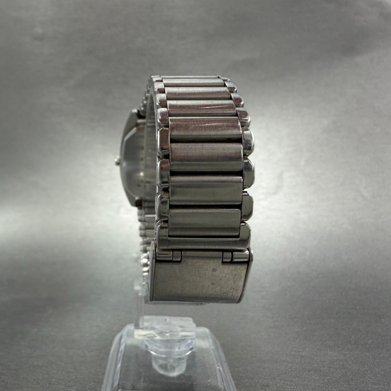 Seiko Watch Men 30mm Silver Dial Silver Tone Round 6020-5250 New Battery Vintage7