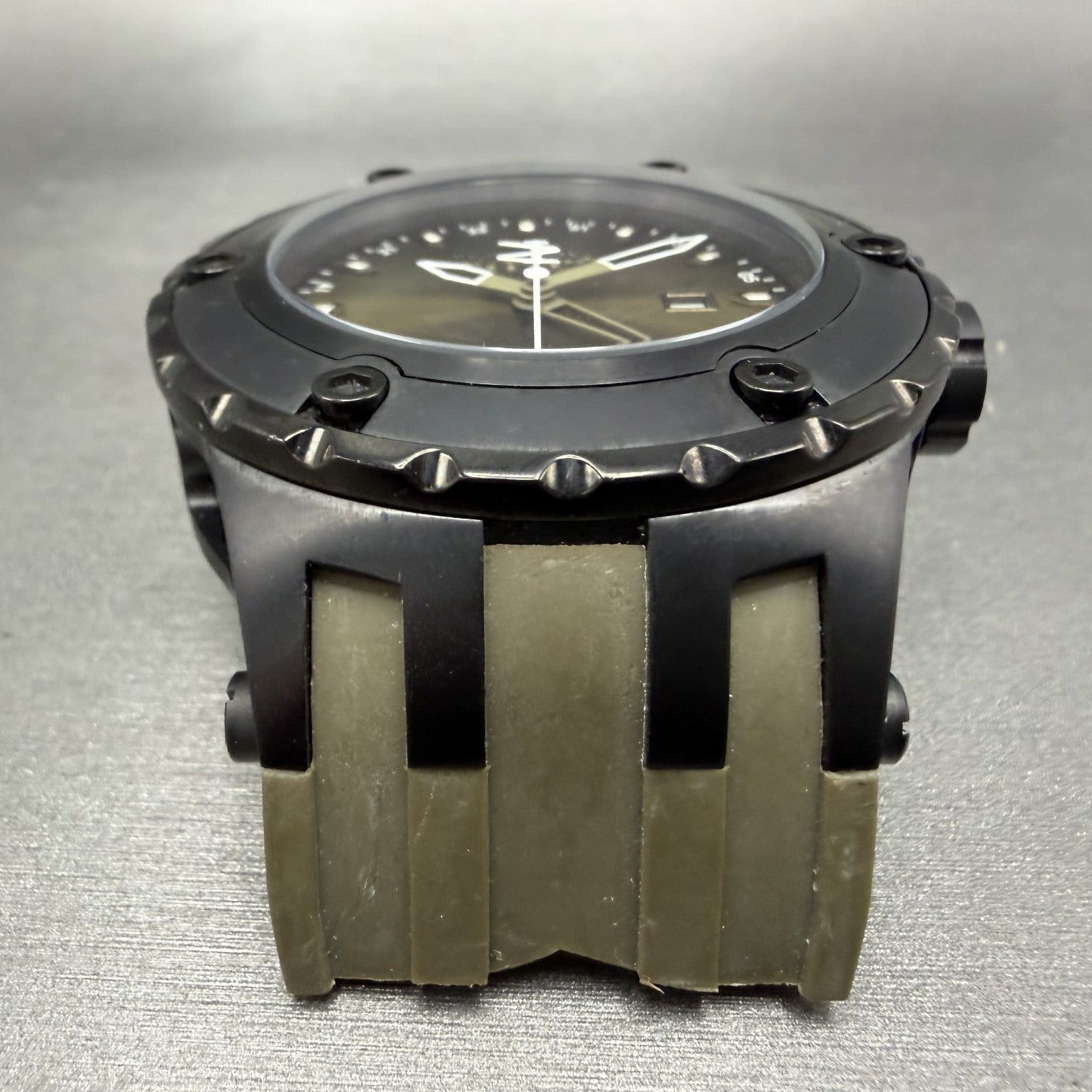 Invicta Reserve Subaqua GMT Watch Men 52mm Green Dial Black Date 12057 New Batt2