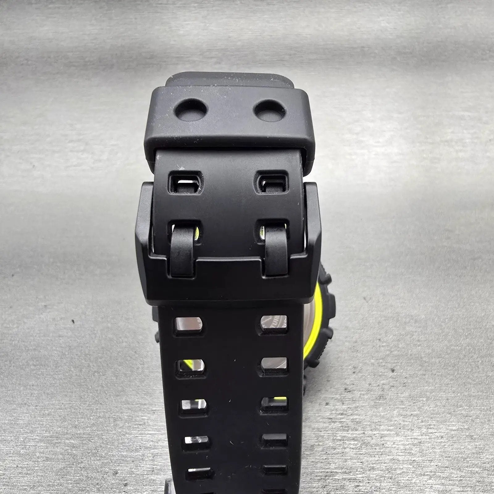 Casio G-Shock GA-140DC Watch Men 51mm Yellow Dial Black Chrono Alarm New Battery7