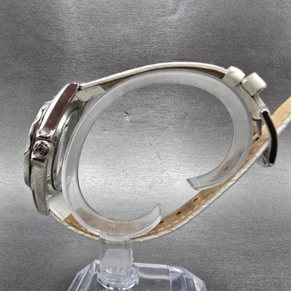 Invicta Heart Dive Watch Women 37mm Silver Dial Silver Tone Date 12401 New Batt6
