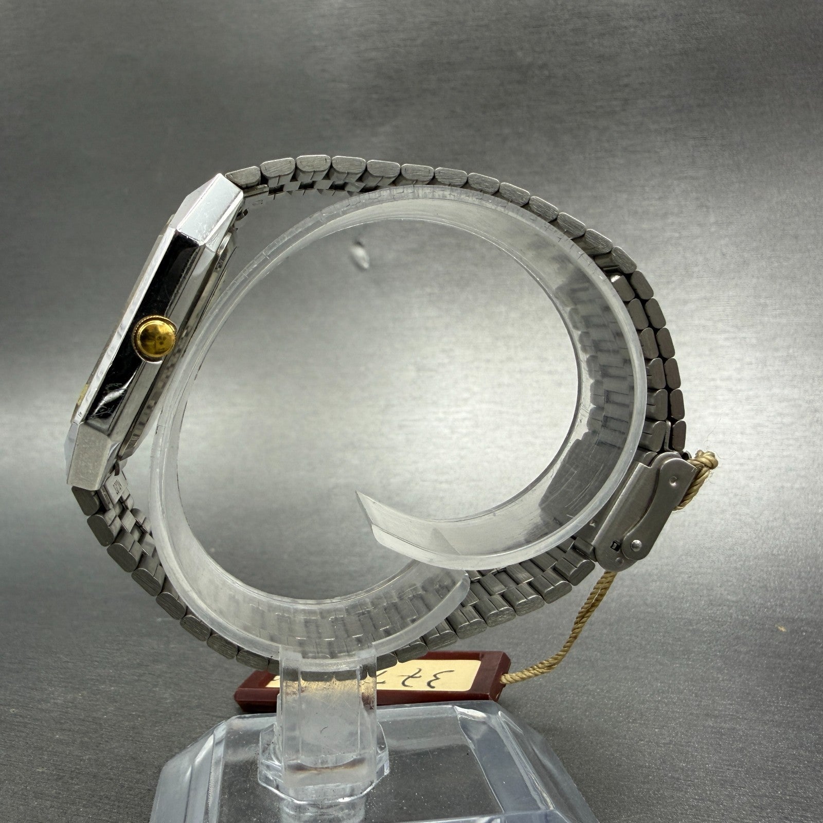 Citizen CQ Watch 26mm Champagne Dial Two Tone Octagon 4031 New Battery NOS6