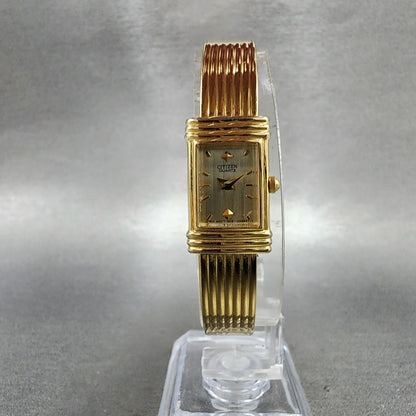 Citizen Tank Watch Women 13mm Champagne Dial Gold Tone 5421S65688 New Battery5