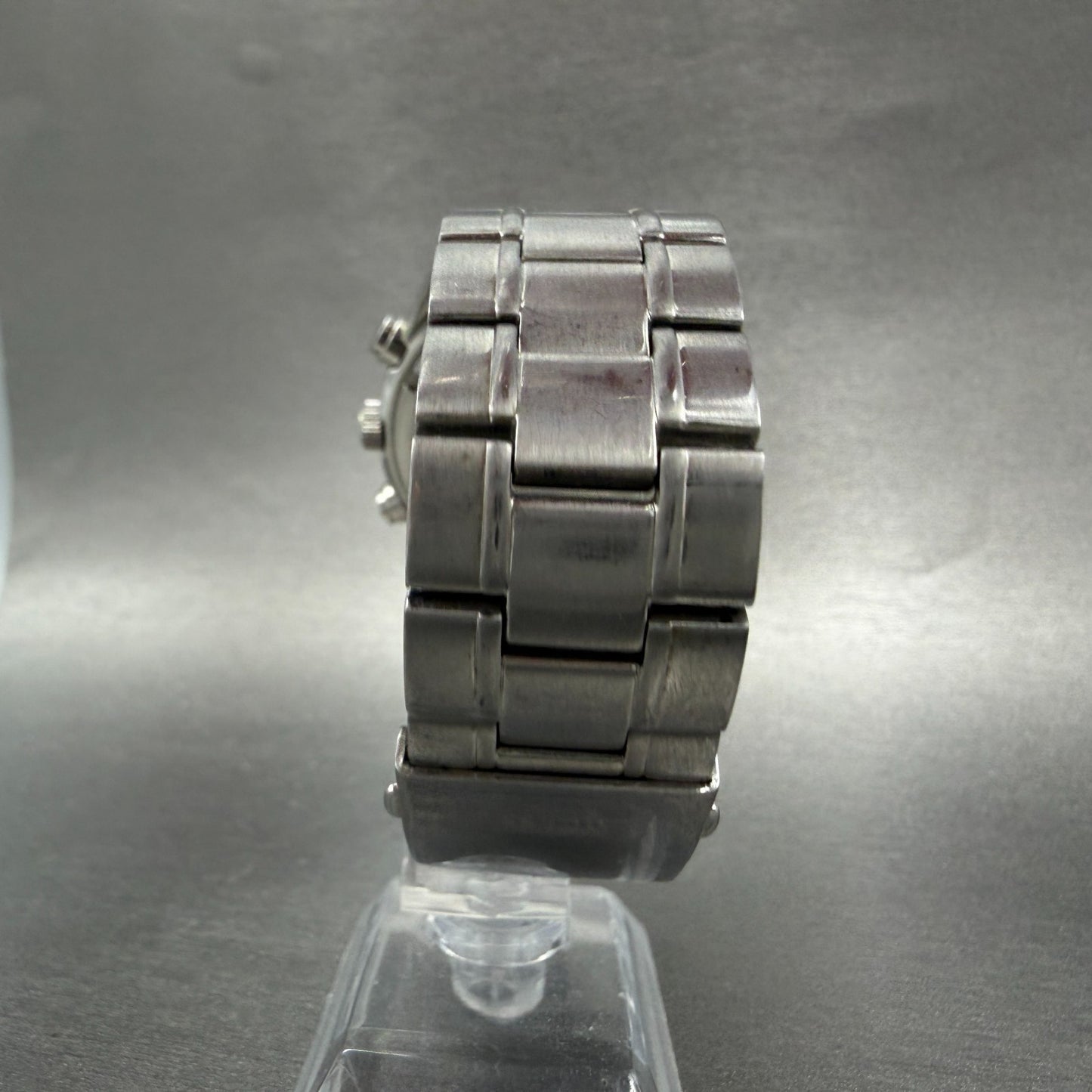 Guess Chase Chronograph Watch Men 43mm Gray Dial Steel Round W13001G1 New Batt7