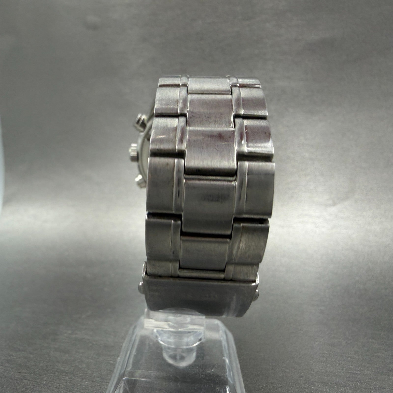 Guess Chase Chronograph Watch Men 43mm Gray Dial Steel Round W13001G1 New Batt7
