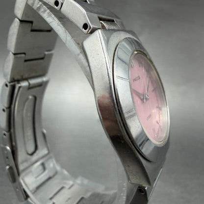 Citizen Wicca Watch Women 26mm Pink Dial Silver Tone 1032-L19451 New Battery3