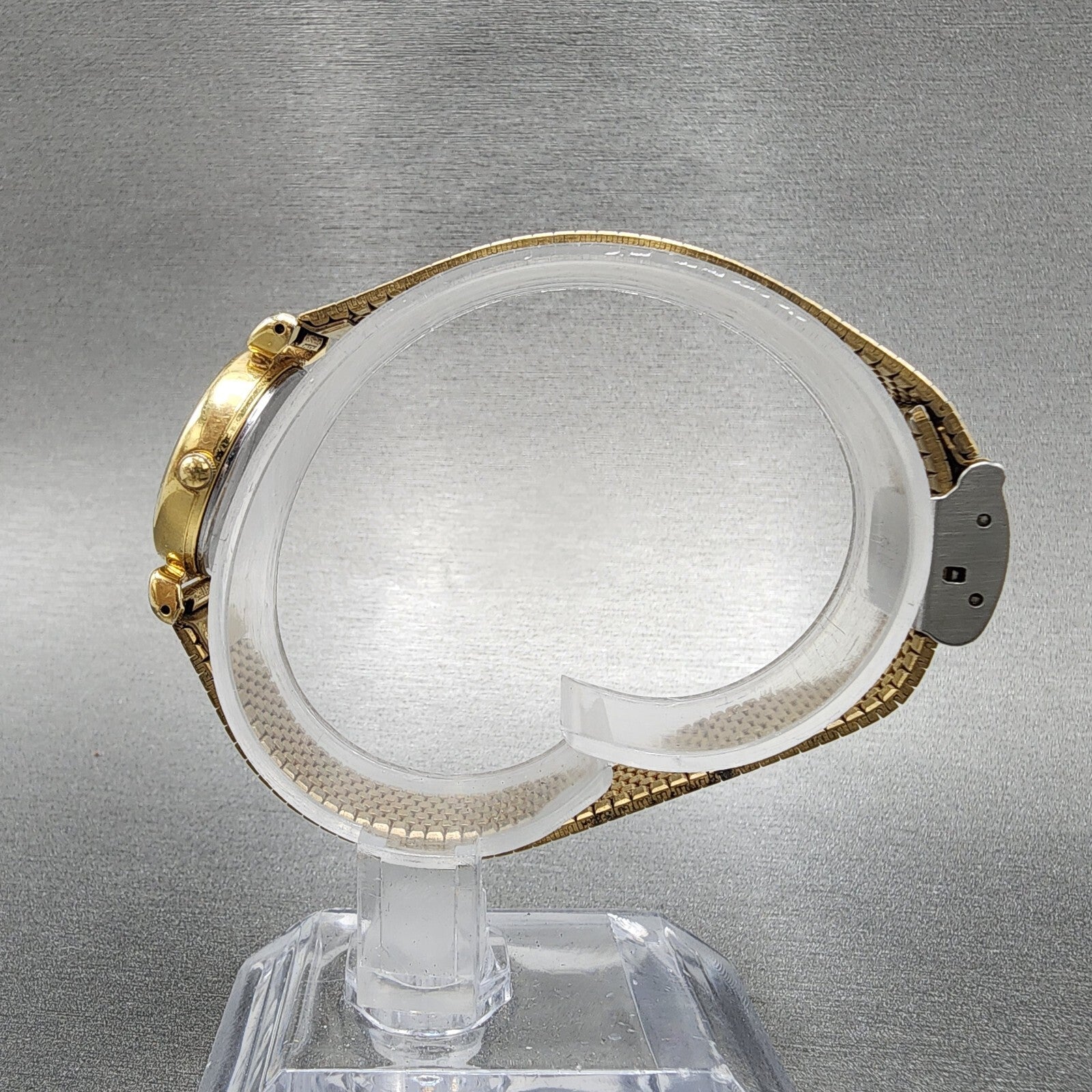 Seiko Watch Women 22mm White Dial Gold Tone Round 4n210052 New Battery6