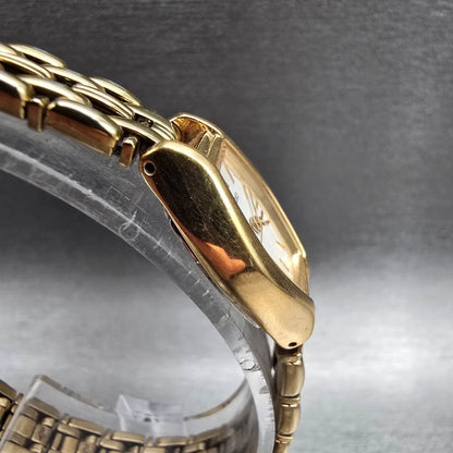 Seiko Watch Women 18mm White Dial Gold Tone Oval 1N01-5C19 New Battery Vintage3