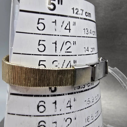 Citizen CQ Tank Watch Women 16mm Brown Dial Gold Tone 4-832931 New Battery VTG10