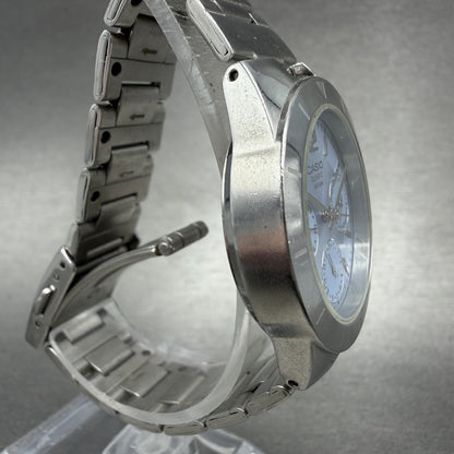 Casio Watch Women 31mm Blue Dial Silver Tone Daydate LTP-2069 New Battery3