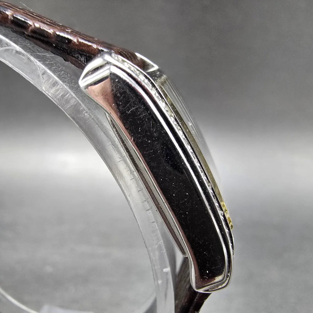 Citizen Eco-Drive Tank Watch Women 19mm MOP Dial Steel Crystal B023-H299883 Runs3
