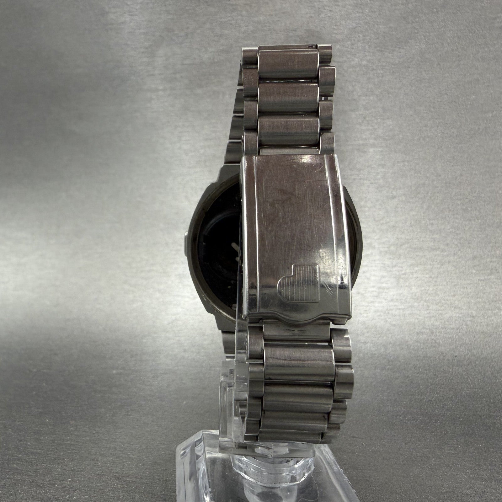 Pulsar P4 Tiffany & Co Watch Men 40mm RED LED Stainless Steel Vintage PARTS8