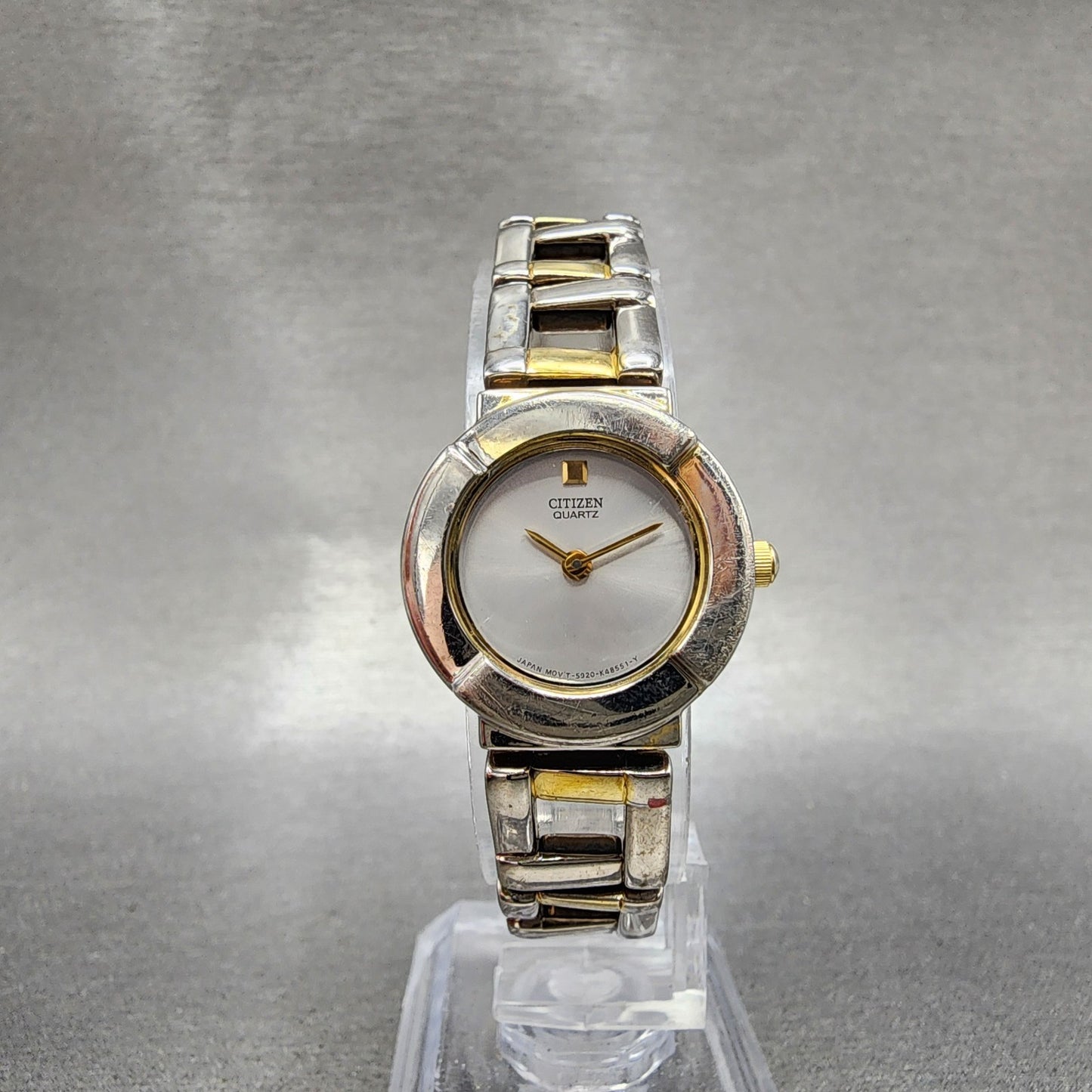 Citizen Watch Women 22mm Silver Dial Two Tone Round 5920K15656 New Battery5