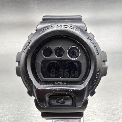 Casio G-Shock DW-6900BB Watch Men 50mm Black Dial Black Chrono Alarm New Battery0