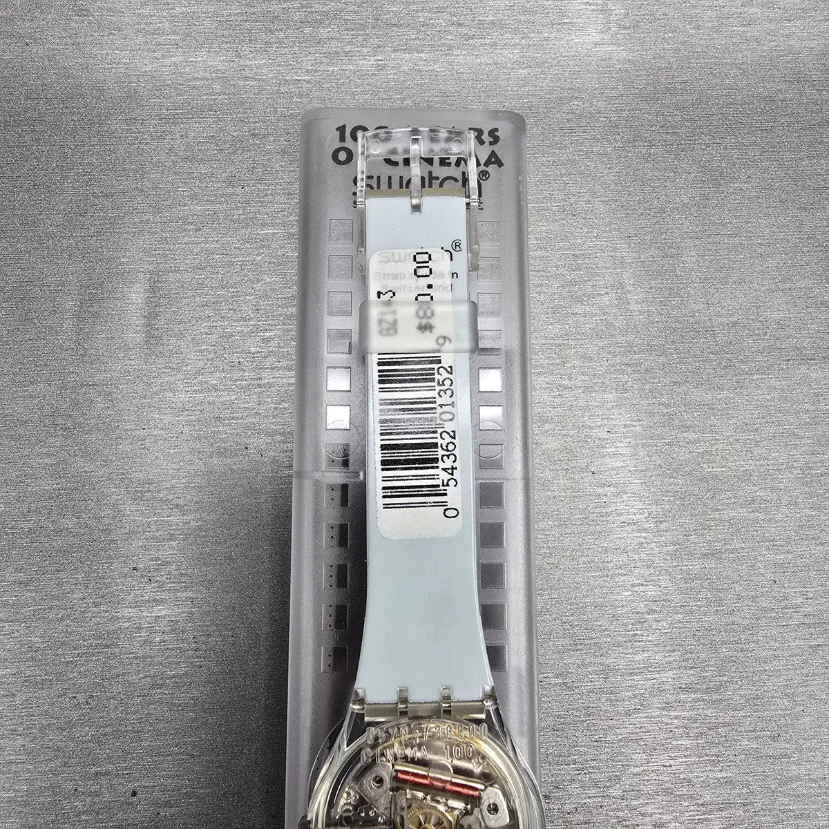 Swatch Time to Reflect Watch Men 34mm Silver Dial Clear Case GZ143 New Batt NOS09