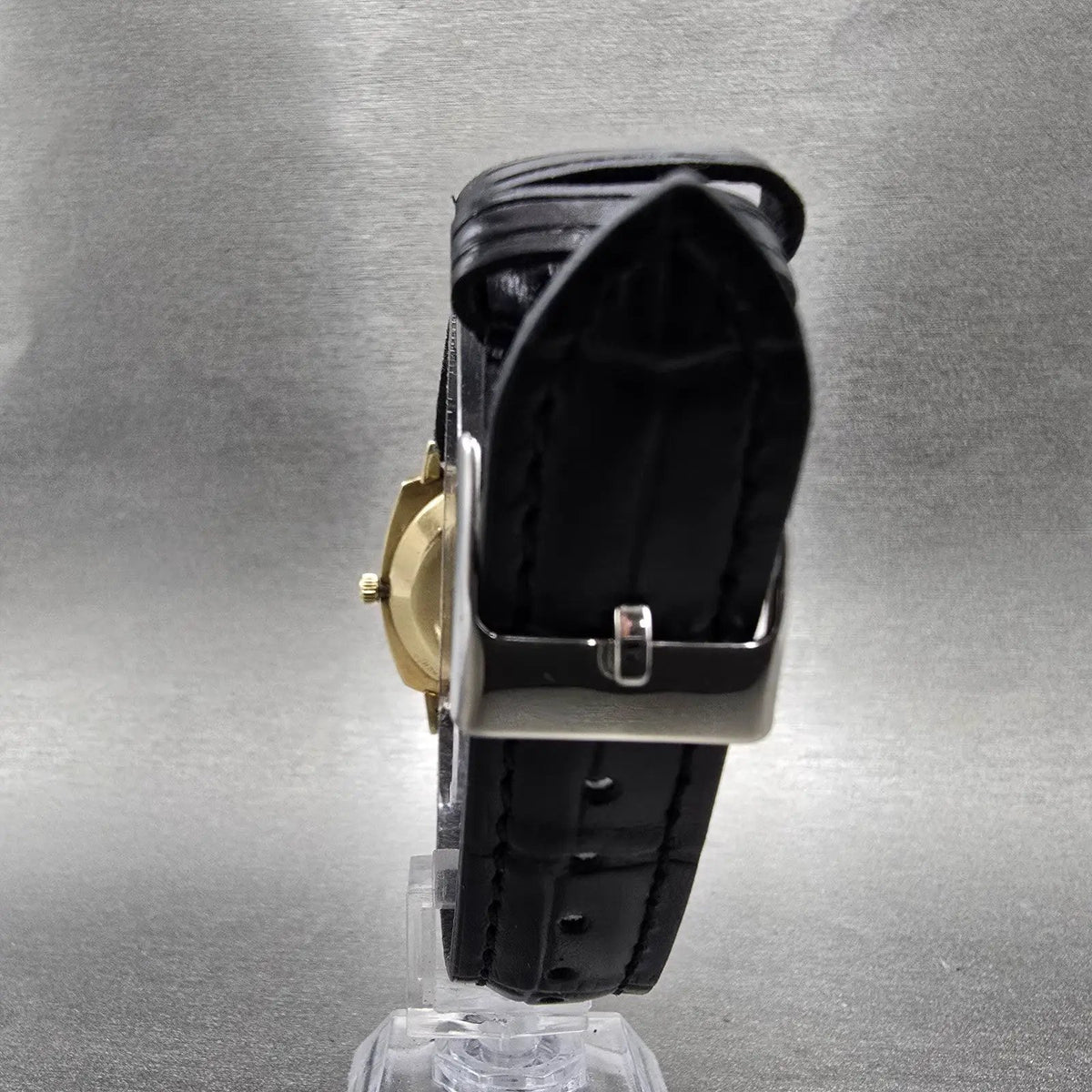 Longines Ultra Chron Watch Men 33mm Gold Dial Gold Filled Rectangle Automatic7