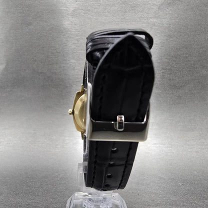 Longines Ultra Chron Watch Men 33mm Gold Dial Gold Filled Rectangle Automatic7
