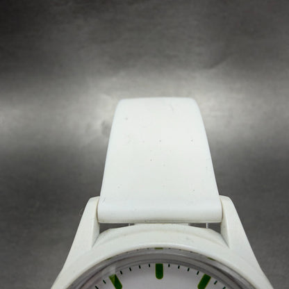 Ice Power Nature Solar Watch Men 41mm White Dial White Tone Round Works4