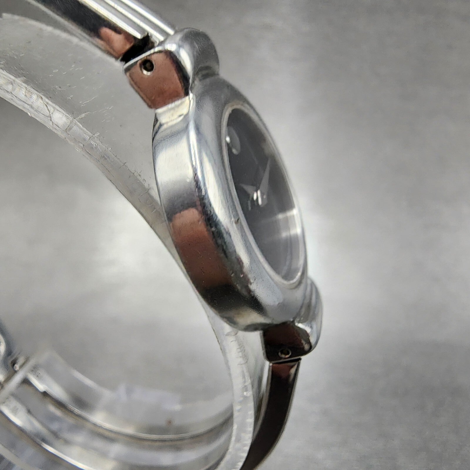 Movado Harmony Watch Women 23mm Black Dial Silver Tone 84.a1.809.a New Battery3