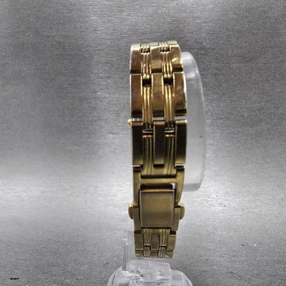 Citizen Tank Watch Women 18mm Champagne Dial Gold Tone 5930-S037107 New Battery7