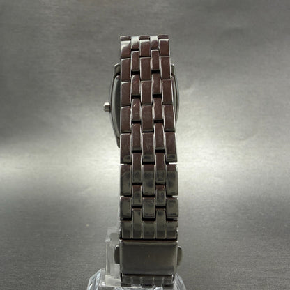 Bulova Tank Watch Women 26mm Silver Dial Silver Tone Rectangle 96L130 NewBattery7