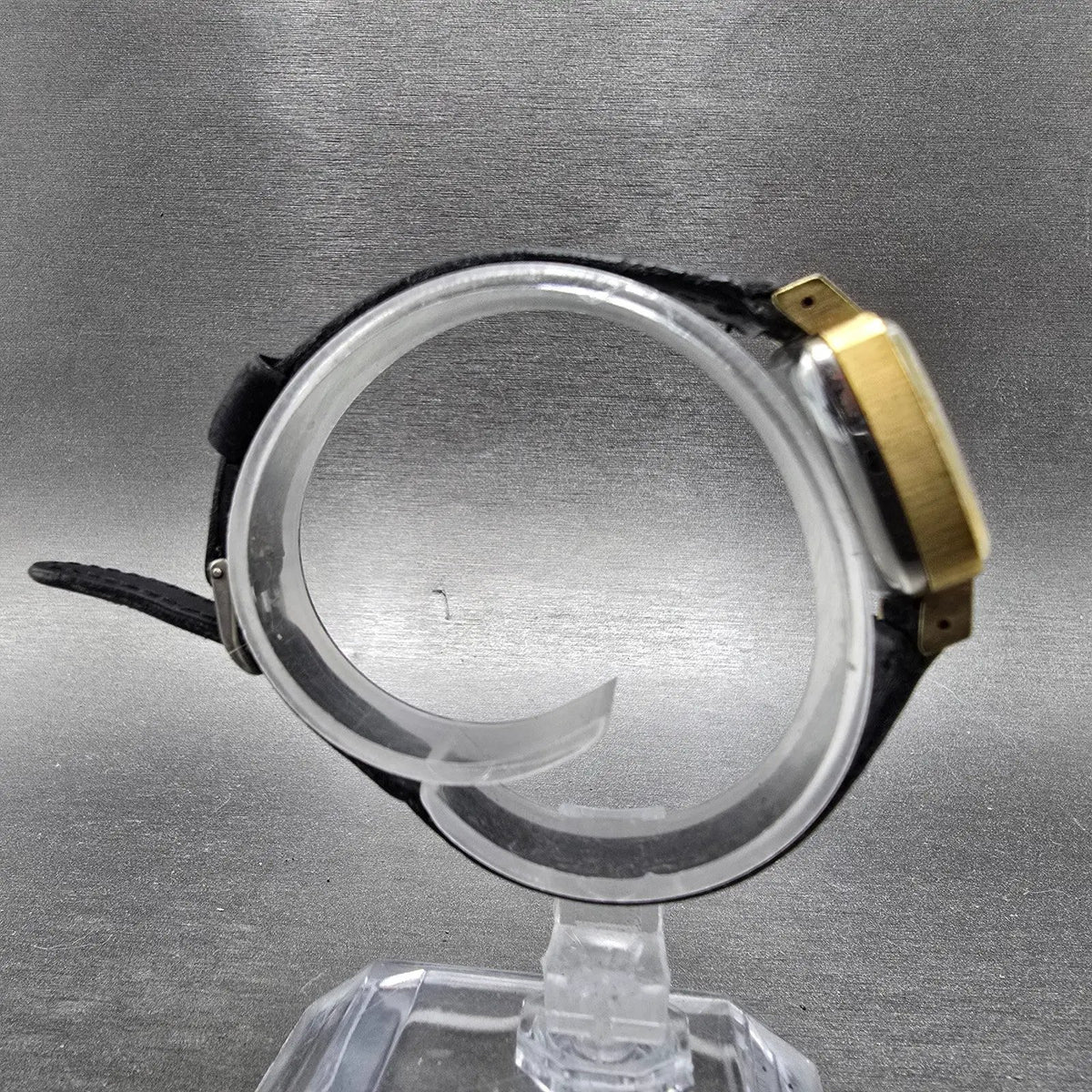 Bulova Accutron Watch Women 20mm White Dial Gold Plated Octagon VTG PARTS9