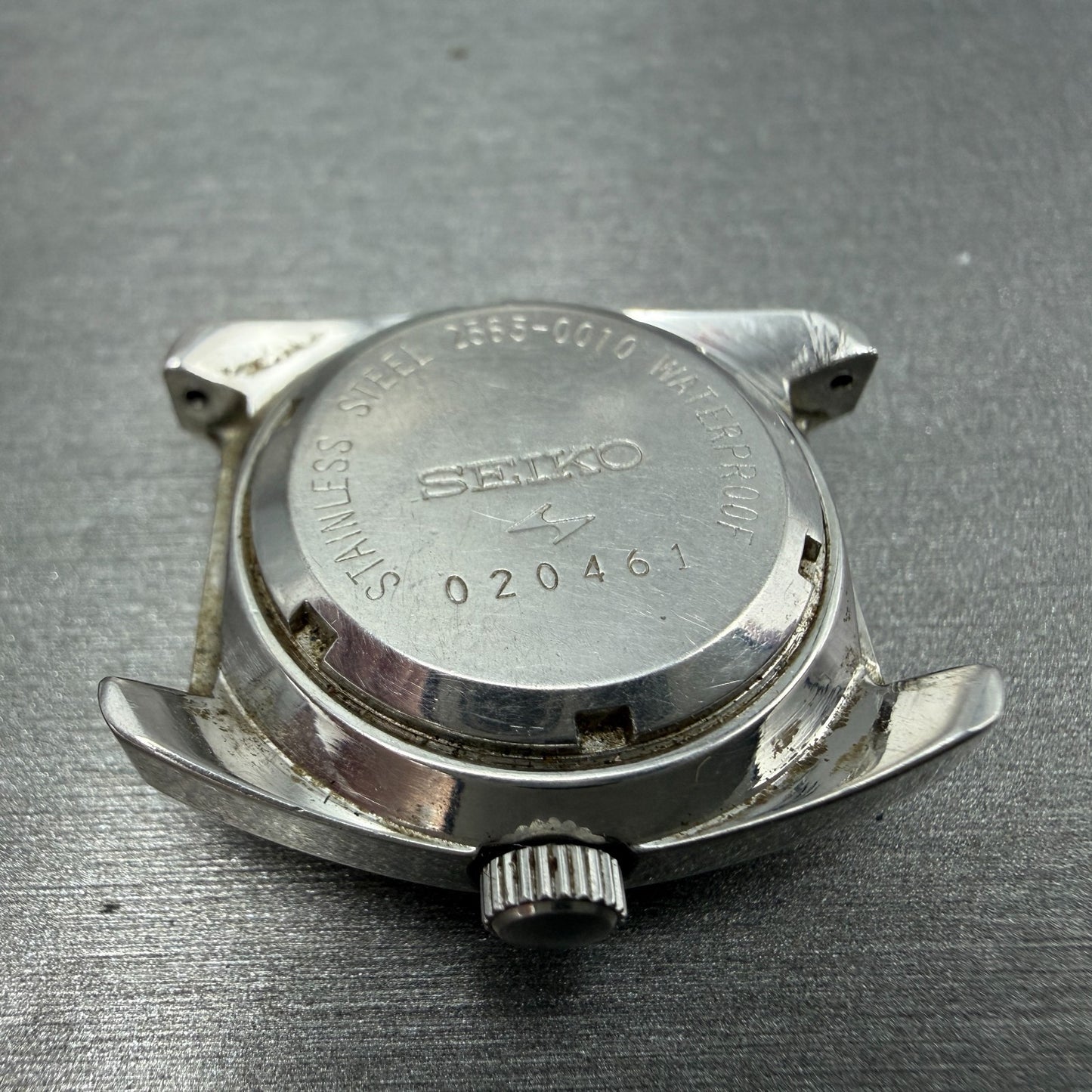 Seiko Matic Lady Special Watch Women 25mm Silver Dial Steel Date 2565-0010 PARTS12