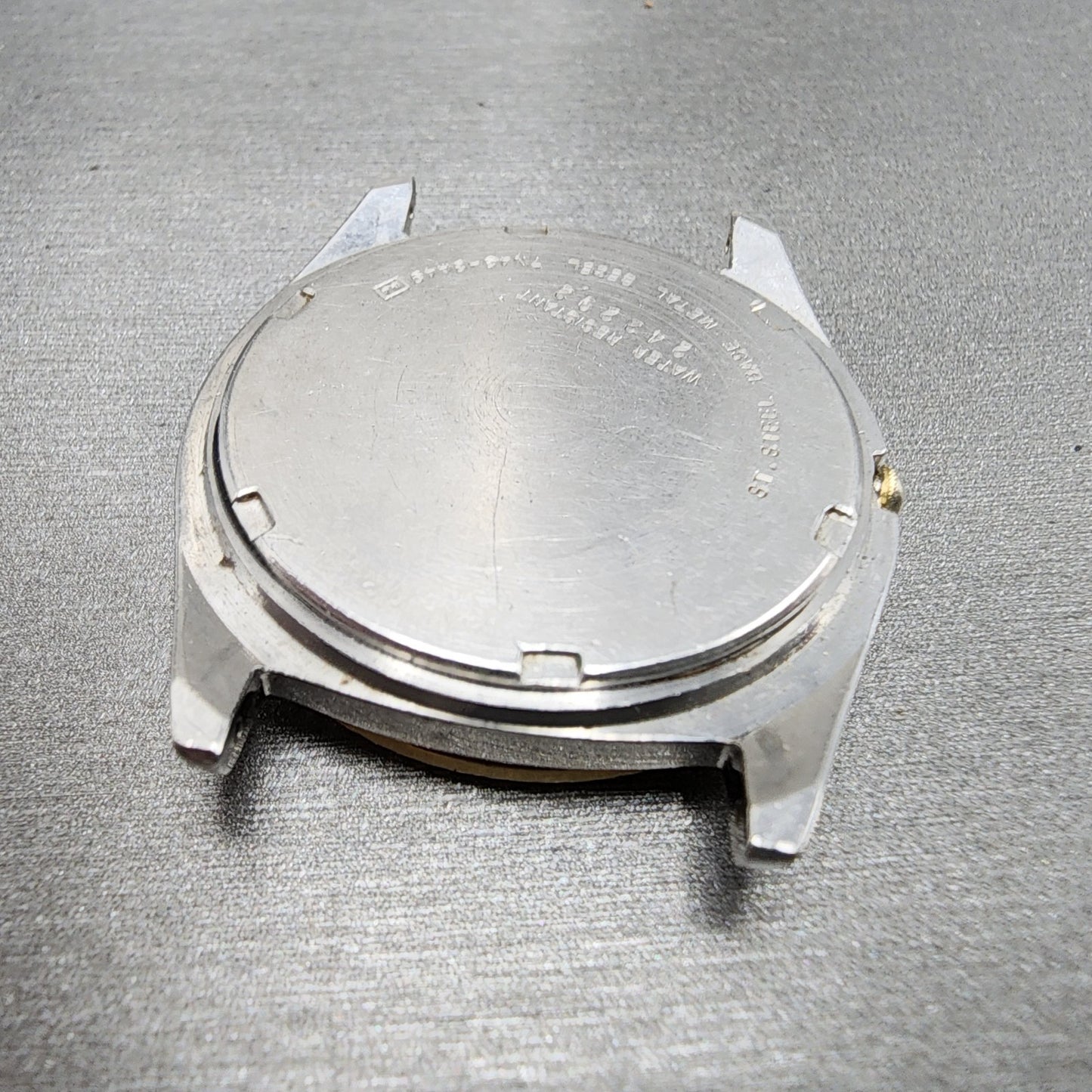 Seiko President Watch Men 36mm Black Dial Two Tone Daydate 7n438a49 PARTS11