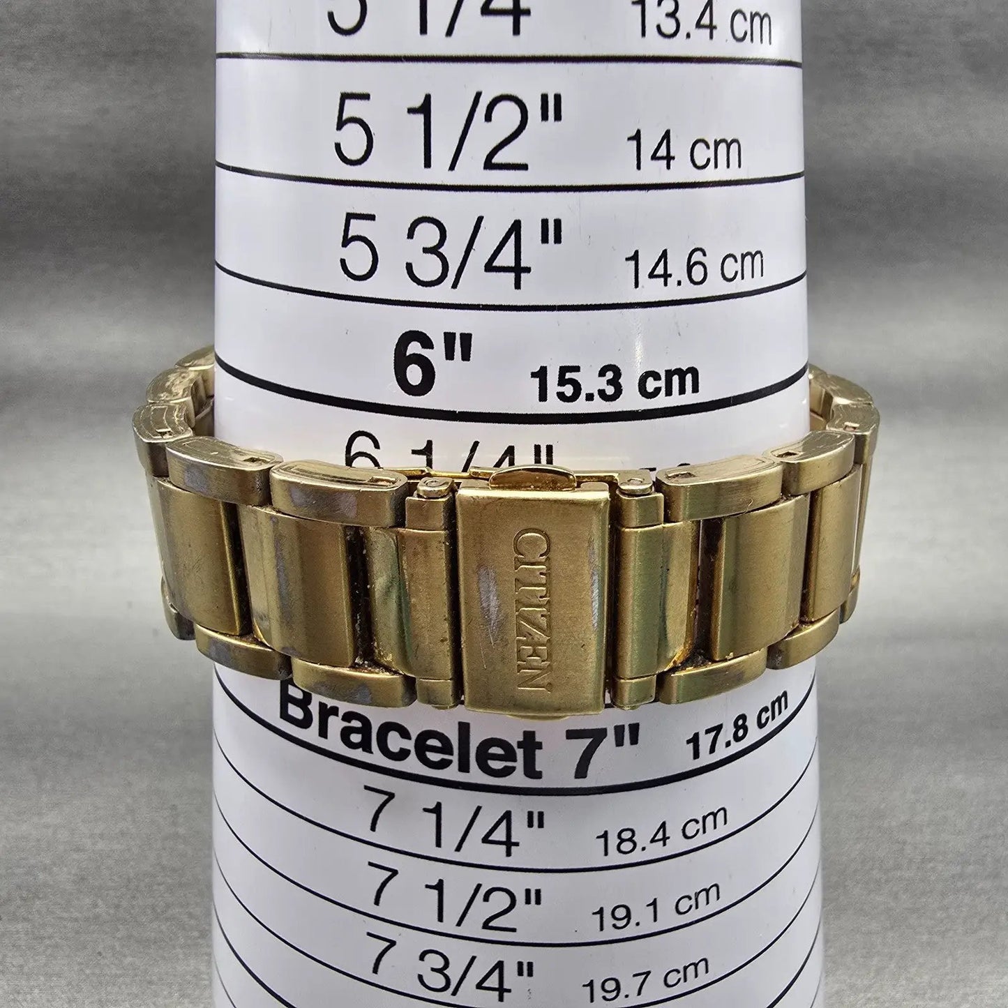 Citizen Watch Men 36mm Champagne Dial Gold Tone Daydate 2500-S99937 New Battery9