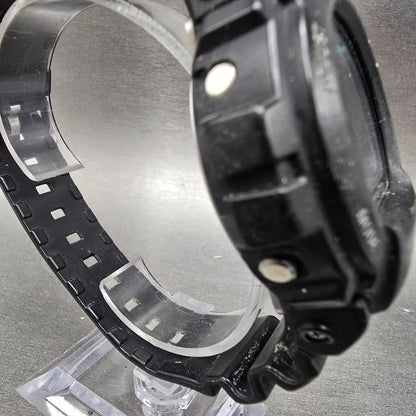 Casio G-Shock DW-6600 Watch Men 50mm Black Red Chronograph Alarm New Batt VTG3