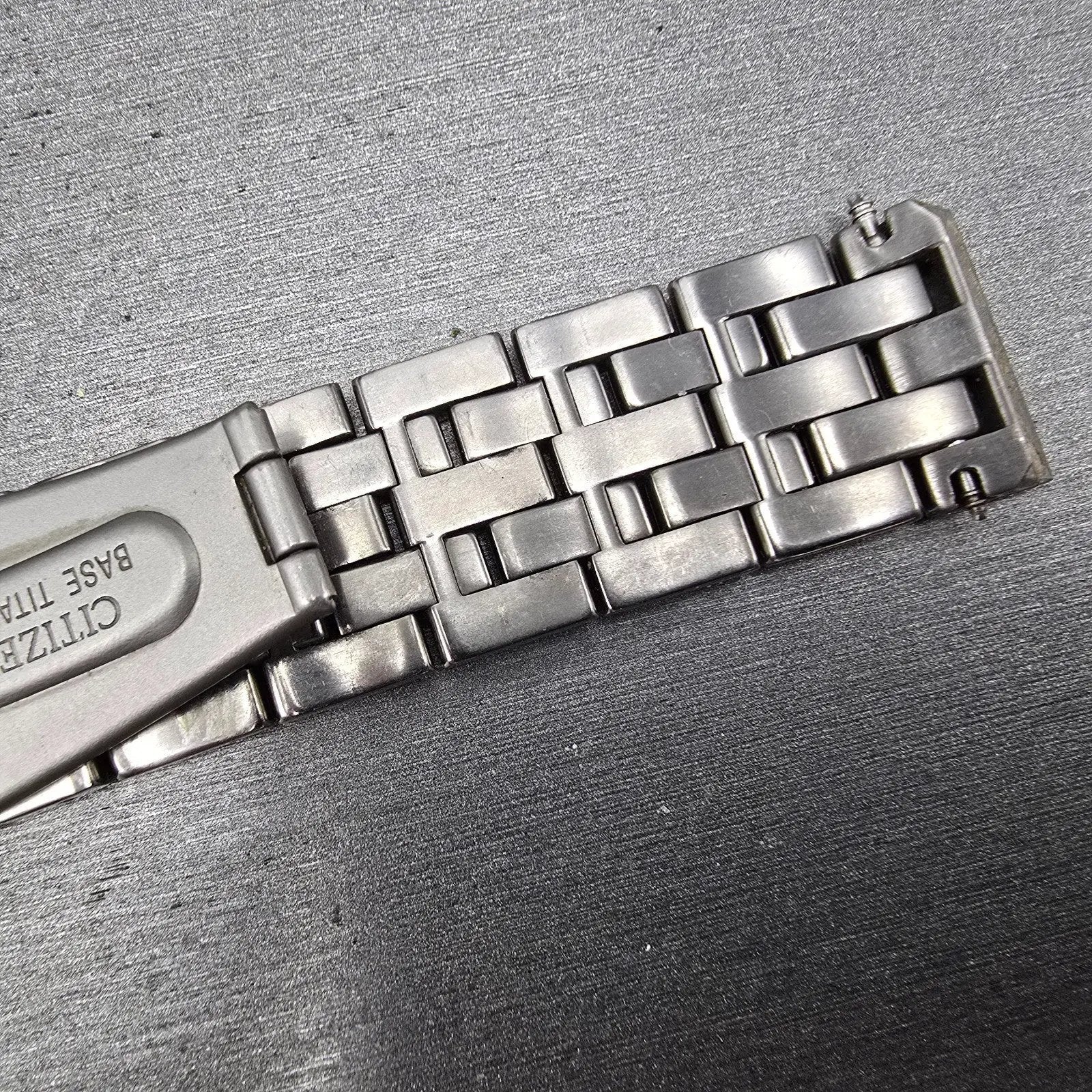 Citizen Bracelet Men 18mm Titanium For H501-S011060 READ!!!!!! Tri Folding Clasp17