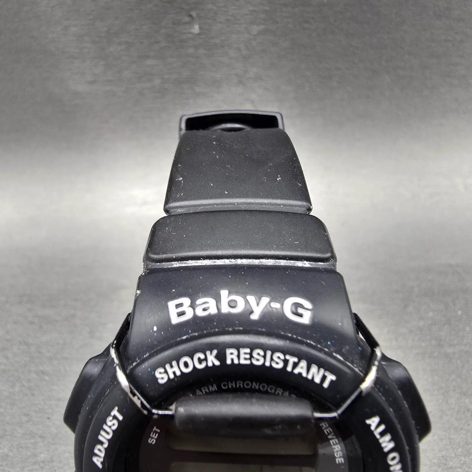 Casio Baby-G BG-141 Watch Women 40mm Black Alarm Chronograph Round New Battery4