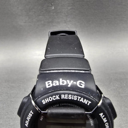 Casio Baby-G BG-141 Watch Women 40mm Black Alarm Chronograph Round New Battery4