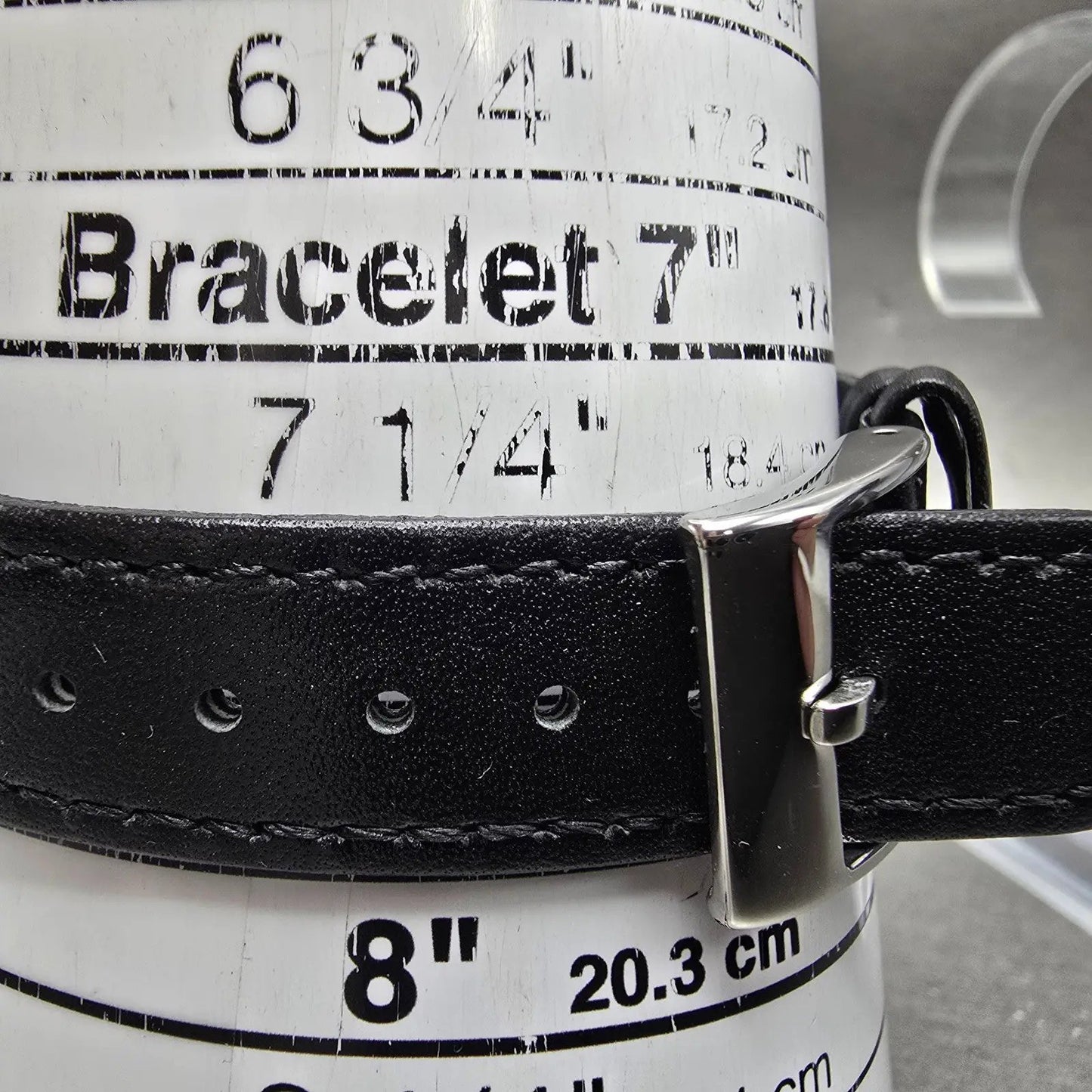 Tissot Tank Watch Women 20mm Black Dial Silver Tone Rectangle L614 New Battery11