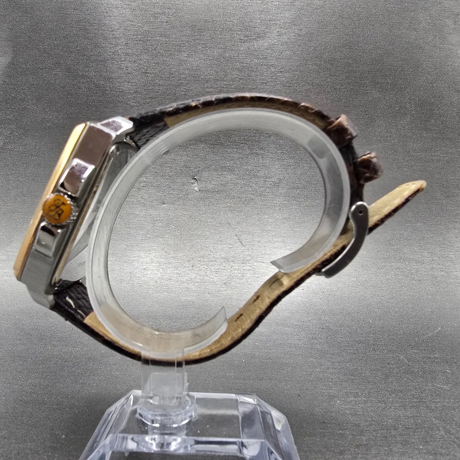 Tommy Bahama Maui Roadster Watch Men 42mm Brown Dial Rose Gold Tone Date New Bat6