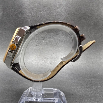 Tommy Bahama Maui Roadster Watch Men 42mm Brown Dial Rose Gold Tone Date New Bat6