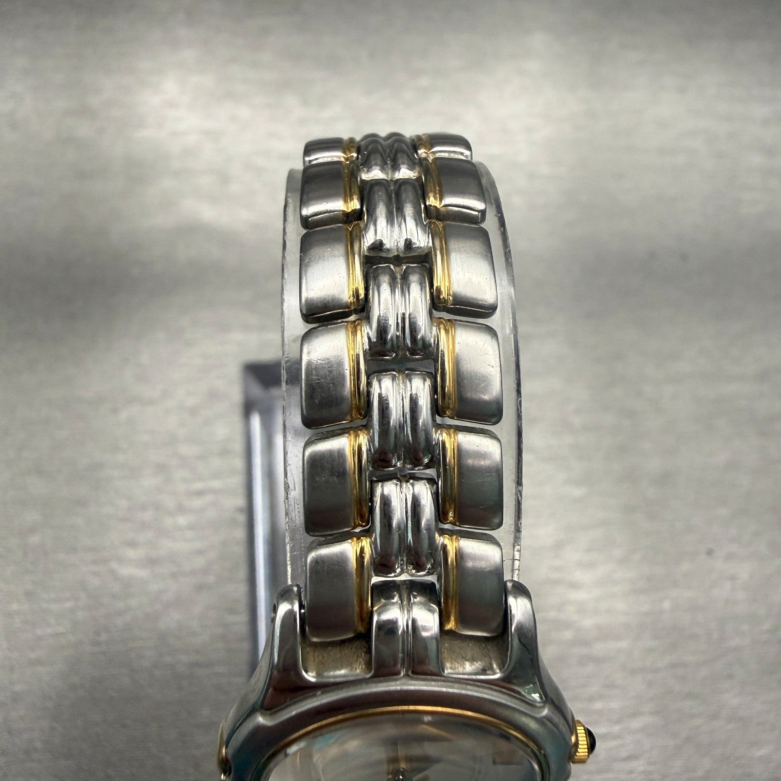 Seiko Exceline Watch Women 24mm Champagne Dial Two Tone Round 2J31-001A New Batt4