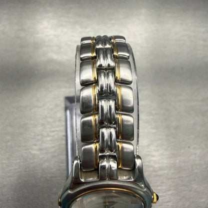 Seiko Exceline Watch Women 24mm Champagne Dial Two Tone Round 2J31-001A New Batt4