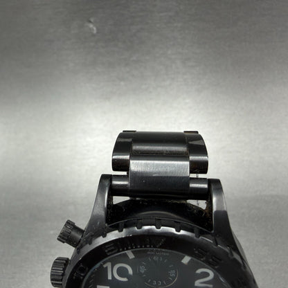 Nixon 42-20 Chrono Watch Women 42mm Black Dial Black Tone Date New Battery4