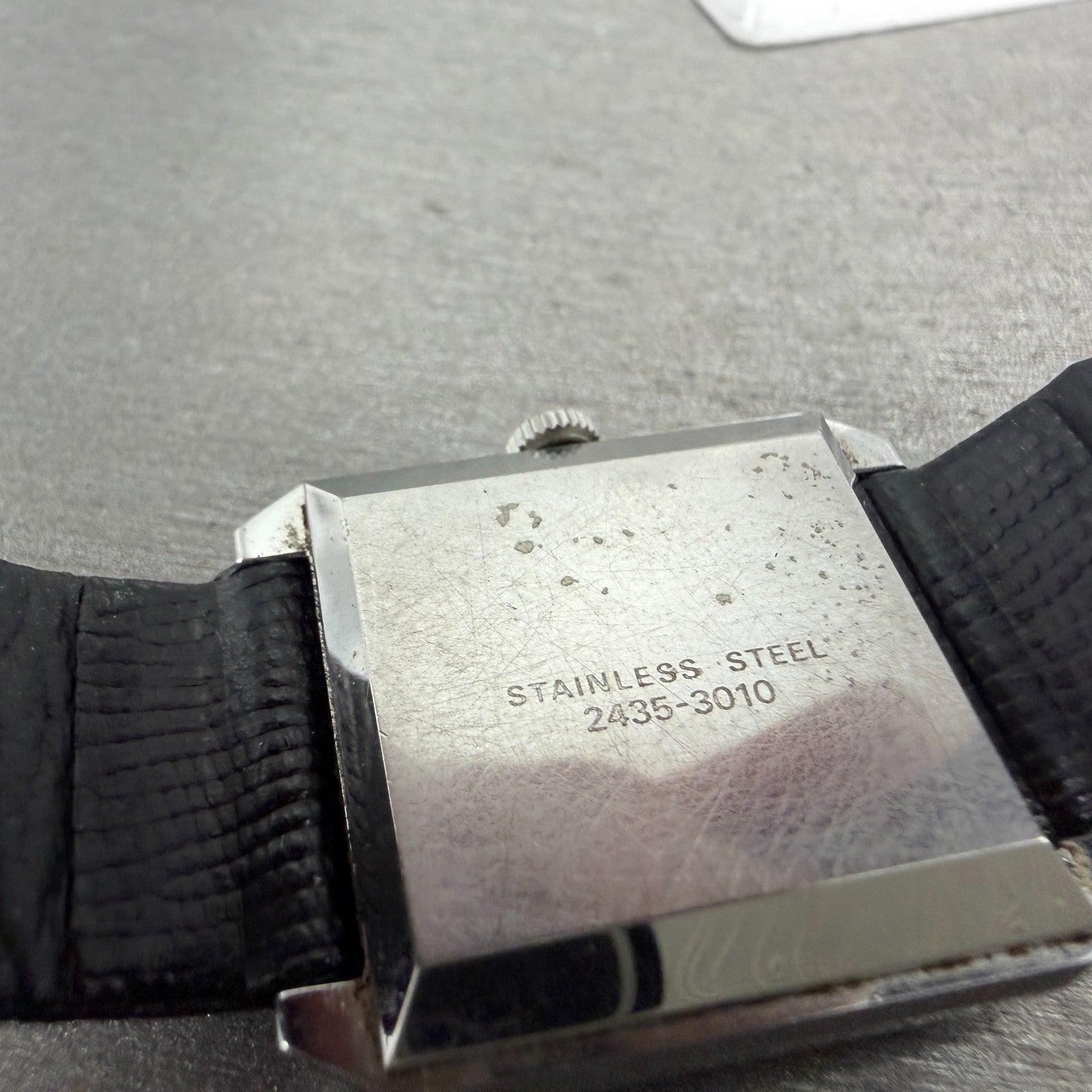 Seiko Automatic Belfina Tank Watch Women 26mm Blue Dial Silver Tone Date Runs9